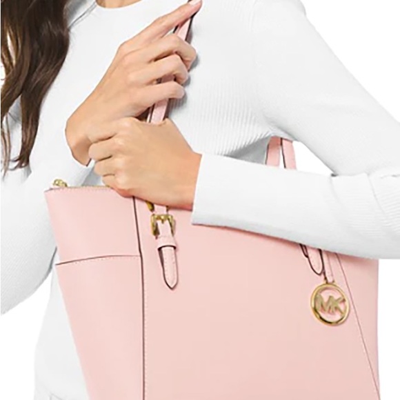 Michael Kors Charlotte Top Zip Tote - Jasmine Yellow - Picture 4 of 6